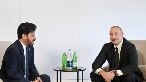 İlham Əliyev Beynəlxalq Avtomobil Federasiyasının prezidenti ilə görüşdü