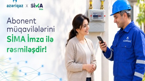 &ldquo;Azəriqaz&rdquo; abonentləri müqavilələri SİMA ilə rəqəmsal imzalayacaq