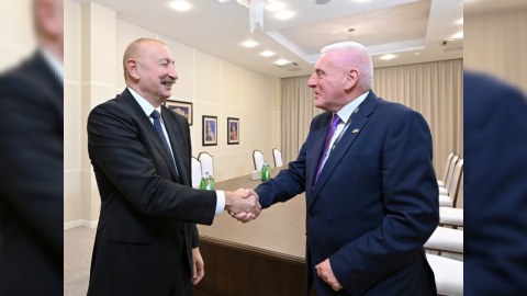 Prezident britaniyalı naziri qəbul etdi - GÖRÜNTÜ