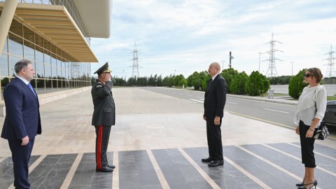 Prezident və Birinci xanım beynəlxalq sərgidə - GÖRÜNTÜLƏR