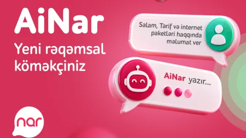 &ldquo;Nar&rdquo; &ldquo;AiNar&rdquo; rəqəmsal köməkçisini istifadəyə verib