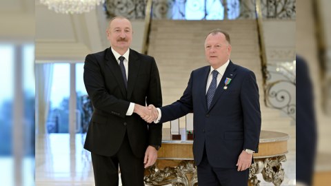 İlham Əliyev Beynəlxalq Cüdo Federasiyasının prezidentini qəbul etdi - FOTO