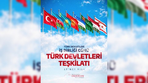 Ərdoğan Türk Dövlətlərinin Əməkdaşlıq Günü ilə bağlı paylaşım edib