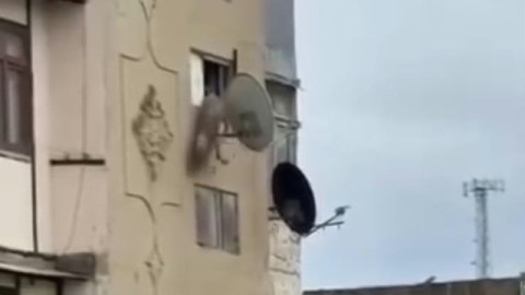 Bakıda dəhşətli görüntü: saxlanılan var