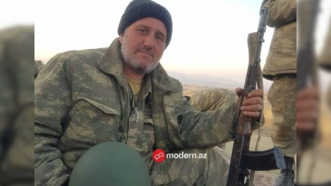 Şəhid olmazdan üç gün əvvəl xanımı ilə halallaşıb - Ehtiram Hüseynlinin son FOTOSU 