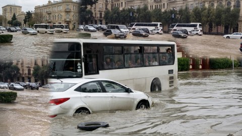 Bakıda 5 rayon su basma riski ilə üz-üzə: konkret statistika açıqlanmadı