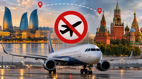 Bakı-Moskva-Bakı aviareysləri dayandırılıb
