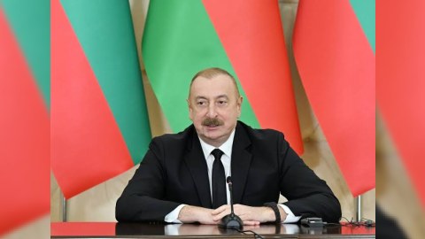 İlham Əliyev və Laos Prezidenti mətbuata bəyanat veriblər - YENİLƏNƏCƏK