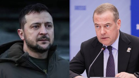 Medvedev Zelenskini təhqir etdi: “Yaşıl bit qəzəblənib”