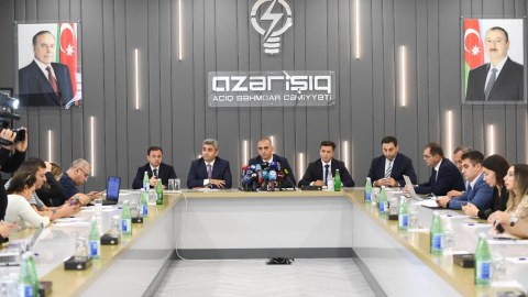 “Azərişıq” ASC-nin təşkilatçılığı ilə Ağdamda mətbuat konfransı keçirildi - FOTO