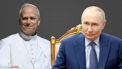 Putin Papa ilə danışdı