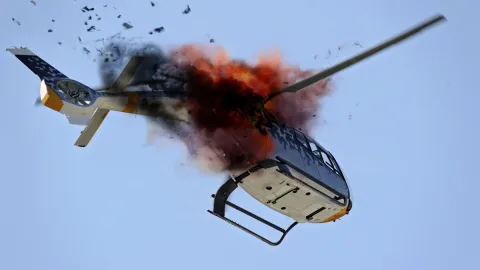 Səudiyyə Ərəbistanına məxsus helikopter vuruldu