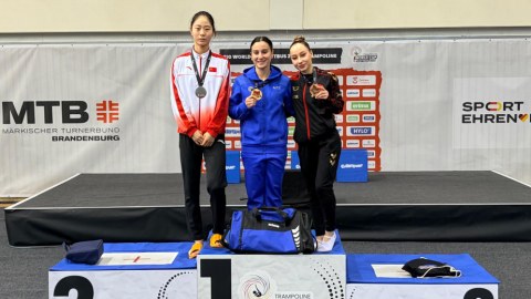 Azərbaycan gimnastı Dünya Kubokunda qızıl medal qazanıb
