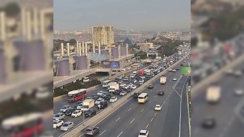 Bakının bir sıra yollarında nəqliyyatın sıxlığı yaranıb