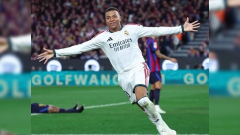Mbappe scored his 100th goal for Real