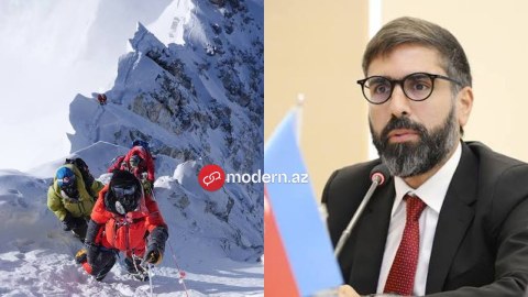 SOCAR prezidenti Rövşən Nəcəf Everestə qalxıb - FOTO 
