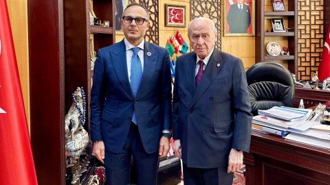 TÜRKPA Genel Sekreteri Devlet Bahçeli ile görüştü