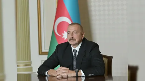 İlham Əliyev beynəlxalq görüşün iştirakçılarına müraciət ünvanlayıb