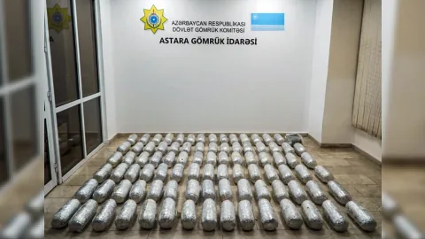 Rusiyaya 98 kq narkotikin keçirilməsinin qarşısı alındı