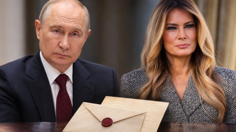 Putinin Melaniya Trampa yazdığı məktub açıqlanıb