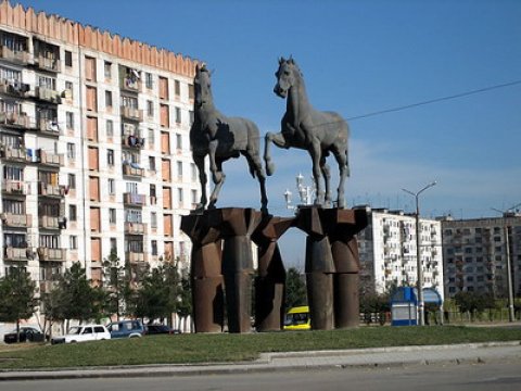 Sumqayıt şəhərinin rəsmiləri Rustavidədirlər