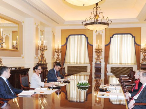 Mehriban Əliyeva ABŞ səfiri ilə görüşüb – FOTO 