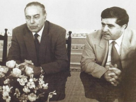 Abbas Abbasov Heydər Əliyevlə cavanlıq şəklini paylaşdı - FOTO