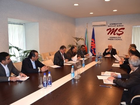 Mətbuat Şurasında  milli mətbuatla əlaqədar filmlərin çəkilişi ilə bağlı toplantı keçirilib 