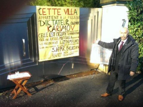 Hüquq müdafiəçiləri prezidentin qızının villasını ələ keçirdilər