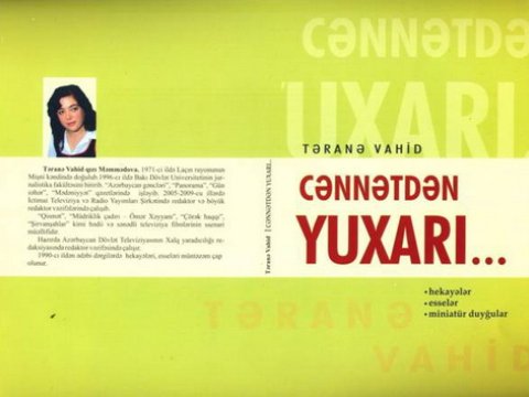 “Cənnətdən yuxarı…hekayələr, esselər, miniatür duyğular” kitabının təqdimatı keçirilib