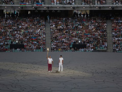 I Avropa Oyunlarının açılışından FOTOREPORTAJ