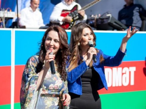 Cavanşir Feyziyevin seçki marafonu davam edir - FOTOLAR