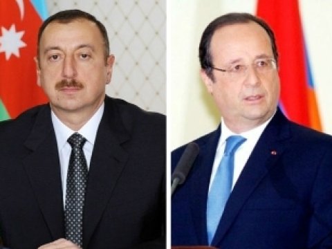 İlham Əliyev Fransua Ollanda başsağlığı verdi