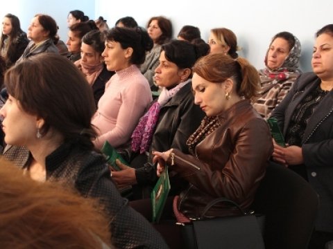 Novruz Aslanov İsmayıllının səhiyyə və mədəniyyət işçiləri ilə görüşdü - FOTO+VİDEO