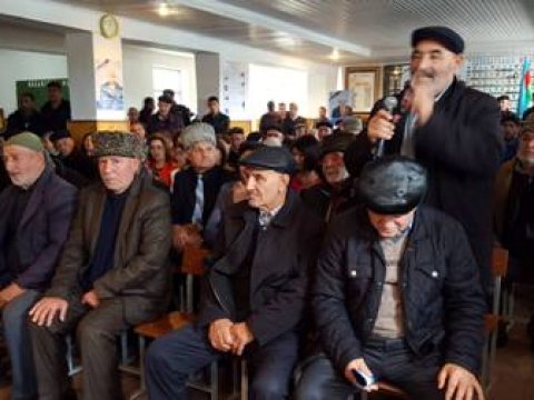 Əhliman Əmiraslanov Sabirabadlı seçicilərlə görüşdü - FOTOLAR