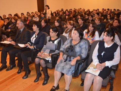 Təhsil işçilərindən Rauf Əliyevə dəstək - FOTOLAR