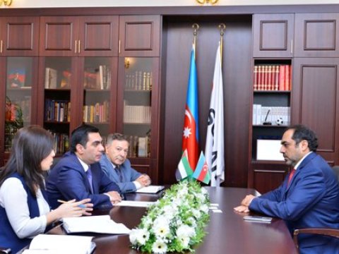 Birləşmiş Ərəb Əmirliklərinin səfiri Bakı Ali Neft Məktəbinə gəldi