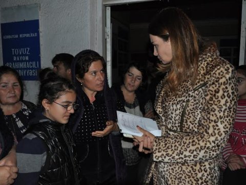  Qənirə Paşayeva təbliğat-təşviqat kampaniyasını qadınlarla görüşlə başa vurdu-FOTOLAR