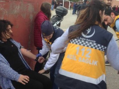 Səsvermə zamanı dava: Polis gözyaşardıcı qazdan istifadə etdi
