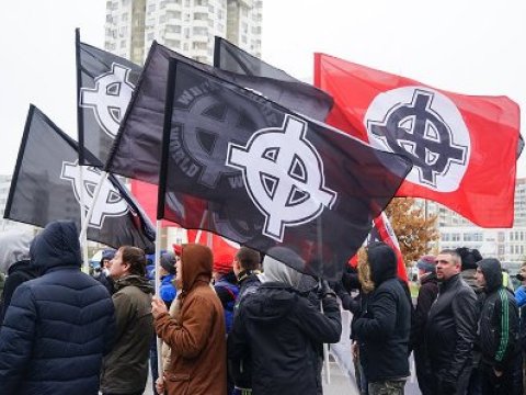 Rus millətçiləri Moskvada marş keçirdilər - FOTOLAR