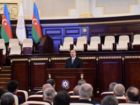 Prezident AMEA-nın 70 illik yubileyində - FOTO