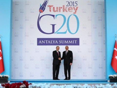 İlham Əliyev “G20” Sammitində çıxış edib