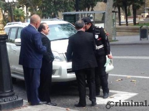 Bakıda polis deputata cərimə yazıb? – VİDEO 