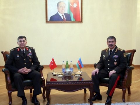 Zakir Həsənov türk generalla görüşdü – FOTO 
