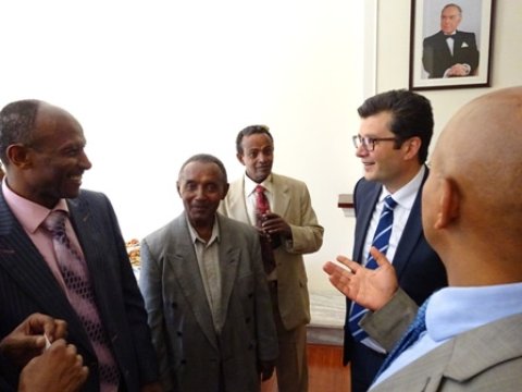 Azərbaycanlı səfir Bakıda oxumuş efiopiyalı məzunları bir araya gətirdi - FOTOLAR