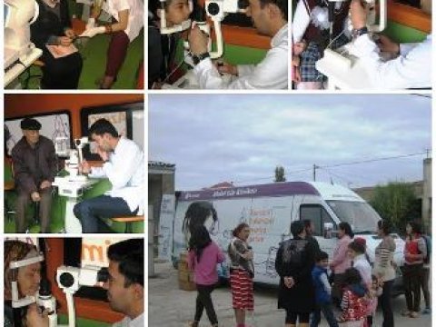 Azercell-in Mobil Göz Klinikasında 500-dən çox müayinə aparılıb