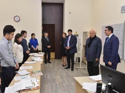 ISESCO-nun baş direktoru Bakı Ali Neft Məktəbində - FOTO
