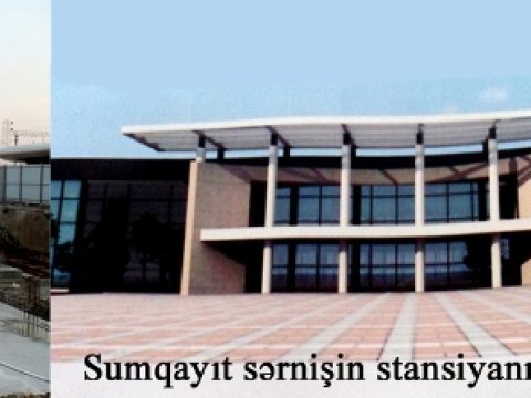 Sumqayıtda yeni stansiyanın binası belə olacaq
