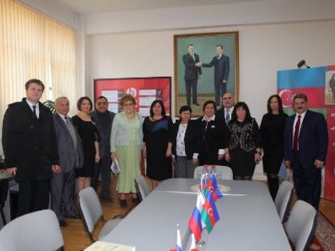 Rusiya Təhsil Akademiyasının prezidenti BDU-da - FOTOLAR