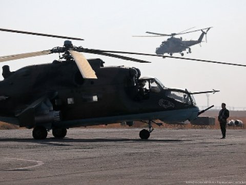 Rusiya Ermənistan-Türkiyə sərhəddinə döyüş helikopteri yerləşdirdi 